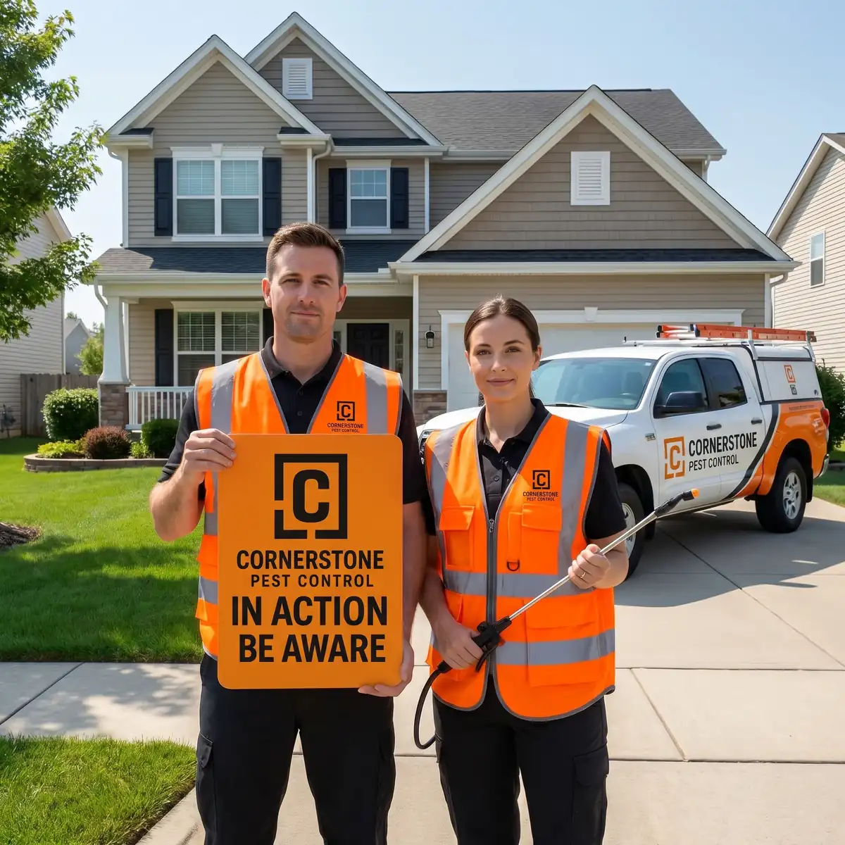 Residential pest control for a home in Surrey.